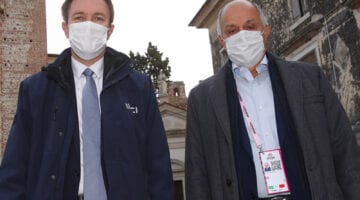 Renato Di Rocco, David Lappartient, Madonna di Campiglio, Giro d'Italia 2020