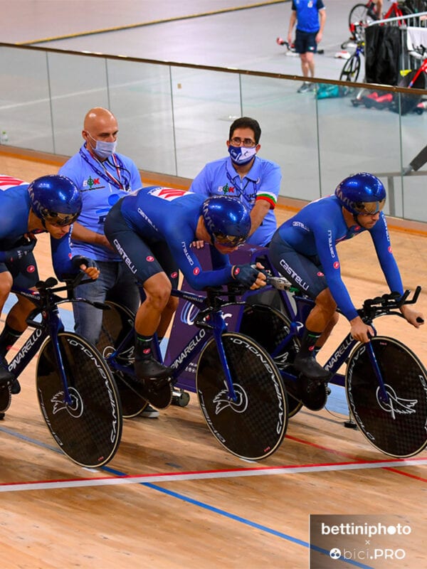 Francesco Lamon, Gidas Umbri, Stefano Moro, Jonathan Milan, quartetto, europei Plovdiv 2020