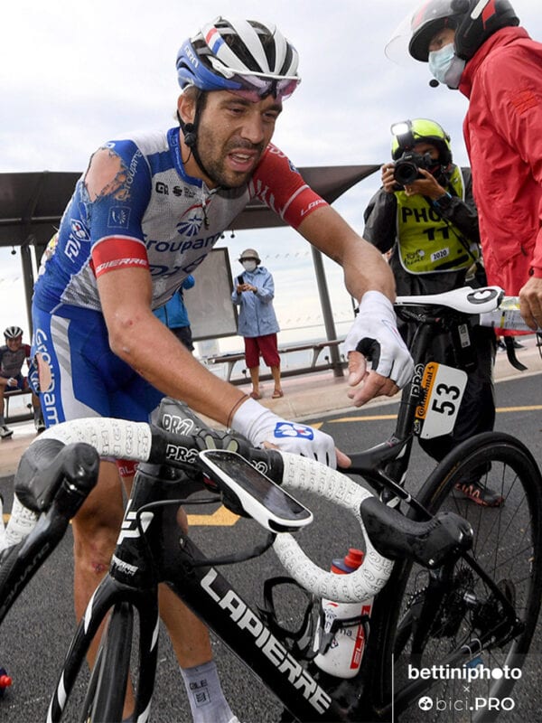 Thibaut Pinot, caduta Nizza, Tour de France 2020