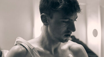 Giulio Ciccone, ritiro Trek (foto Oliver Grenaa, Jojo Harper)