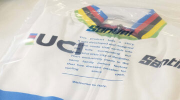 Confezione maglia iridata Santini