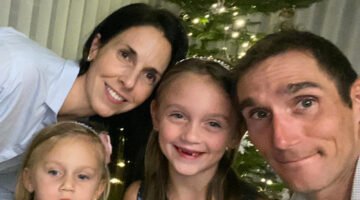 Roman Kreuziger, moglie Michaela, piccola Anna, grande Viktoria, Natale 2020