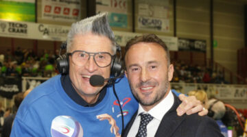 Andrea Lucchetta, Massimo Levorato, presentazione Work Service 2019