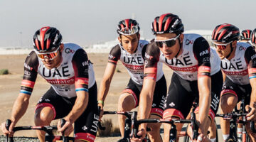 UAE Team Emirates in ritiro