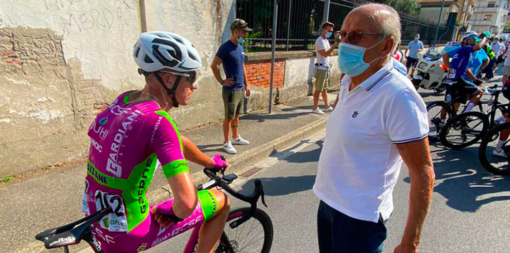 Massini insieme a Filippo Fiorelli, a lungo suo corridore poi approdato alla Green Project Badiani