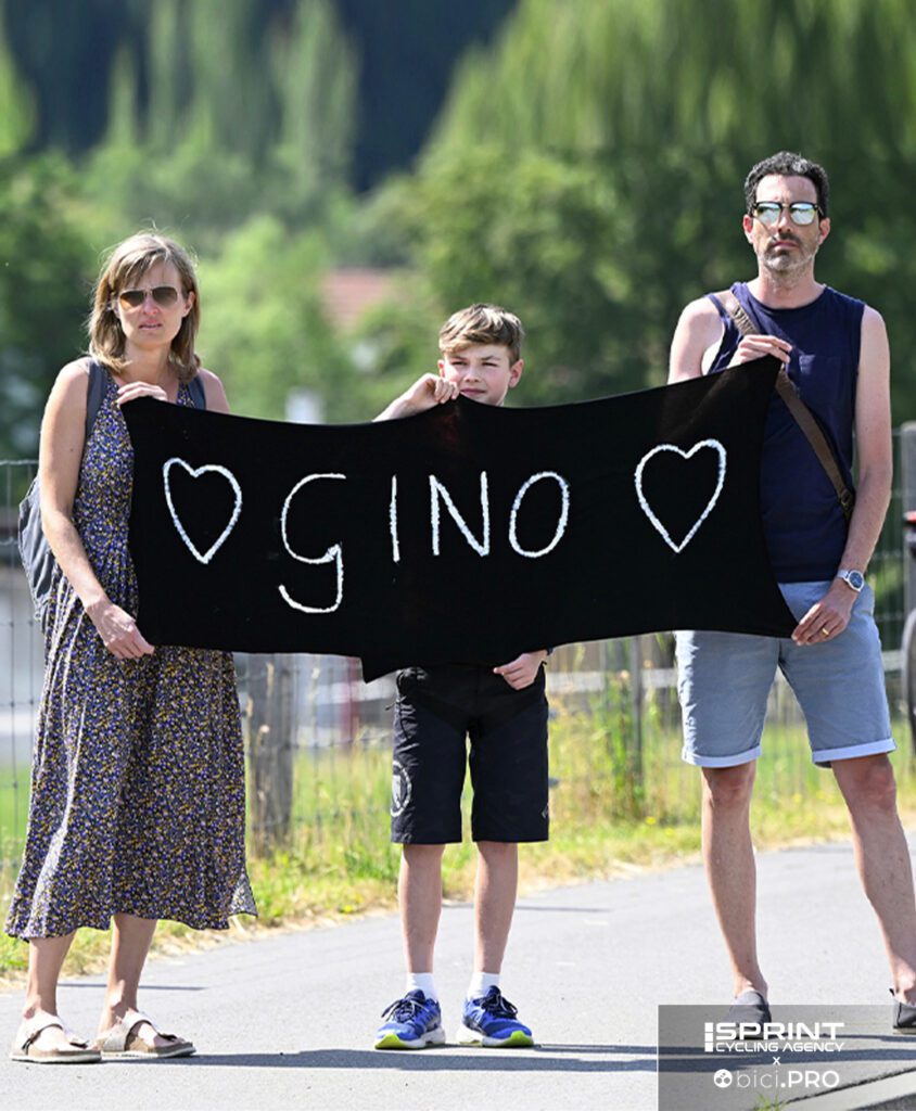 Giro di Svizzera 2023, morte Gino Mader, tifosi