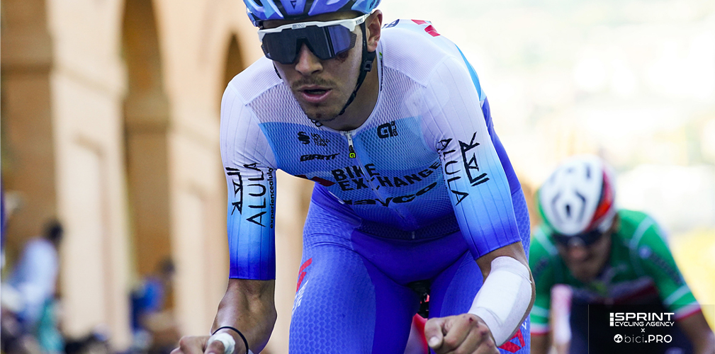 Giro dell'Emilia 2022, i segni della caduta dell'Agostoni sono ancora visibili e lasceranno problemi a lungo