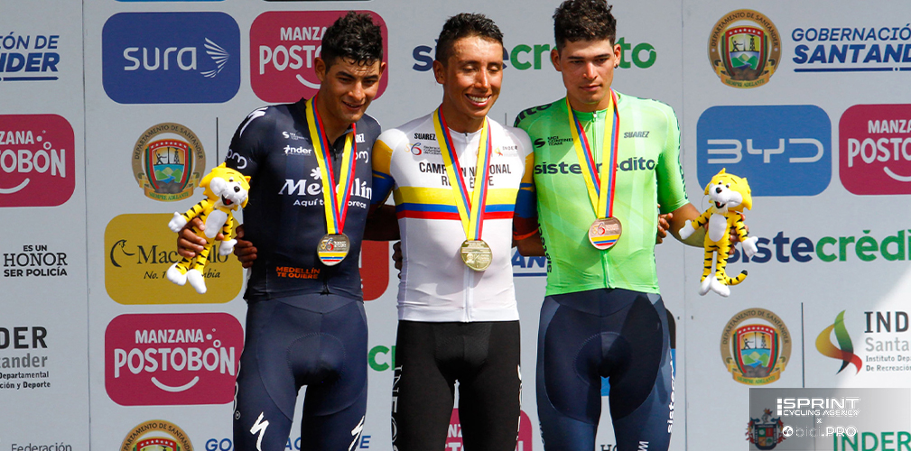 Sul podio con Bernal, il secondo Camargo e il terzo Castillo. Quarto Einer Rubio della Movistar