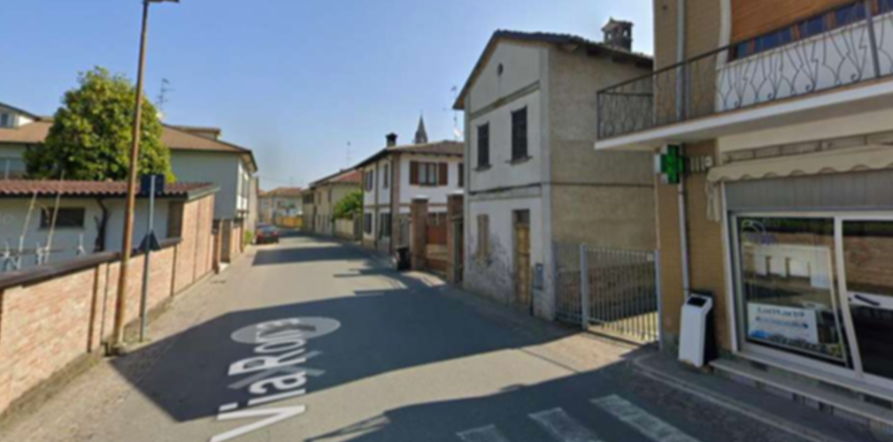 Via Roma a Molino dei Torti, il tratto di strada in cui è avvenuto l'incidente oggetto della relazione di Gianni Cantini