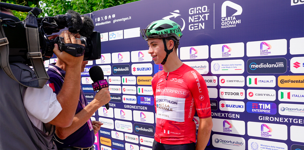All'ultimo Giro Next Gen, Sparfel ha conquistato la maglia rossa della classifica a punti e vuole ripetersi (foto Marie Vaning)
