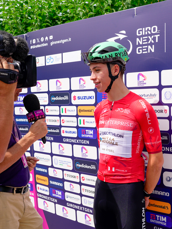 All'ultimo Giro Next Gen, Sparfel ha conquistato la maglia rossa della classifica a punti e vuole ripetersi (foto Marie Vaning)