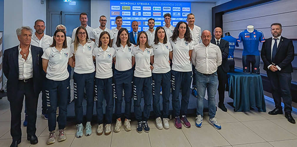 Barale (prima da sinistra) non si aspettava la chiamata, ma farà di tutto per ripagare la fiducia (foto Federciclismo)