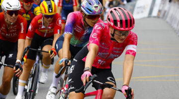 Letizia Borghesi è nata il 16 ottobre 1998 a Cles. Vanta una vittoria al Giro Donne 2019 a Carate Brianza