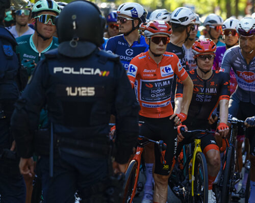 Vuelta 2025 proteste