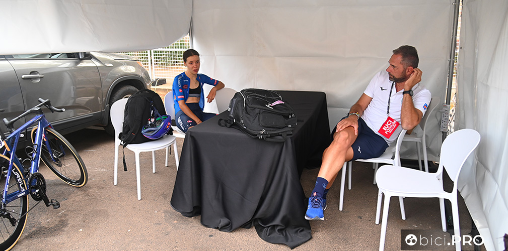 Campionati del mondo Kigali 2025, strada donne U23, Eleonora Ciabocco, Marco Velo