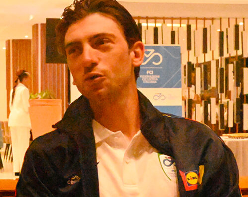 Campionati del mondo Kigali 2025, Giulio Ciccone in hotel dell'Italia