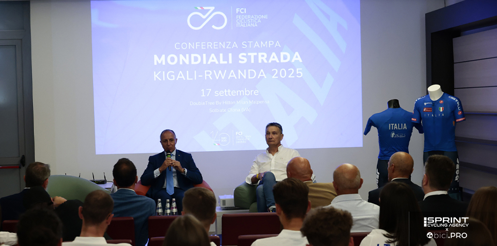 Cordiano Dagnoni, Federciclismo, conferenza stampa 17 settembre, mondiali Rwanda, Kigali 2025