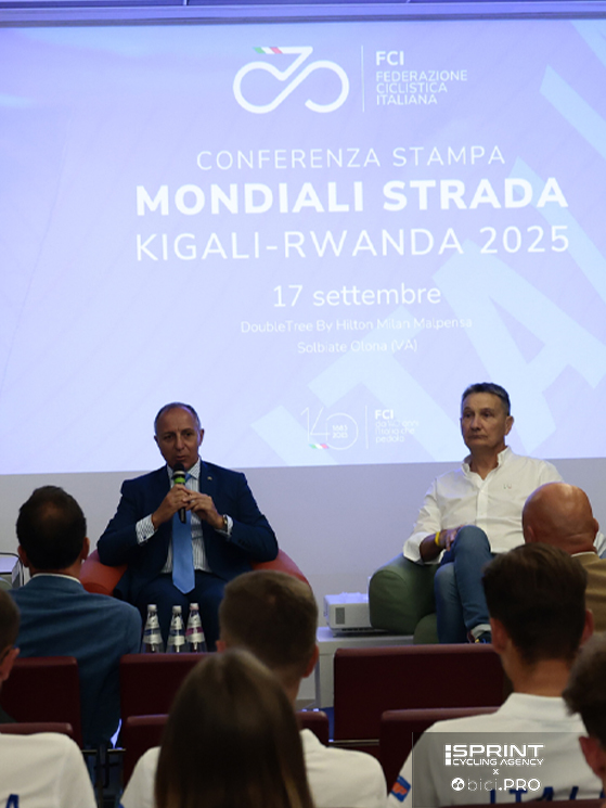 Cordiano Dagnoni, Federciclismo, conferenza stampa 17 settembre, mondiali Rwanda, Kigali 2025