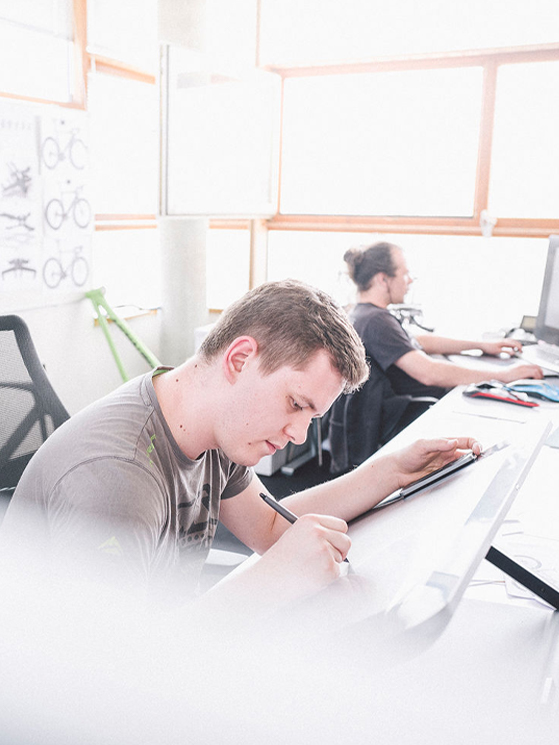 Merida, tecnici, laboratorio, studio, progetto