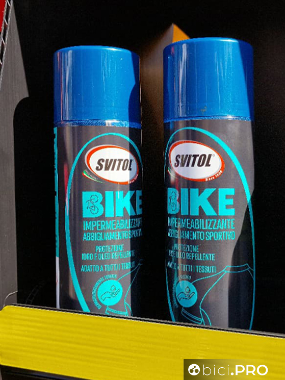 Svitol, Impermeabilizzante per abbigliamento sportivo