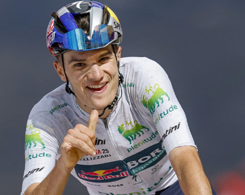 Vuelta Espana 2025, vittoria Alto de El Morredero, Giulio Pellizzari