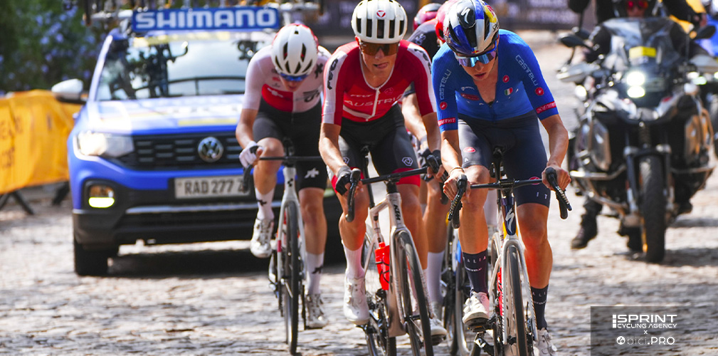 Campionati del mondo, Kigali 2025, prova in linea U23, Lorenzo Finn, attacco a 37 km dall'arrivo