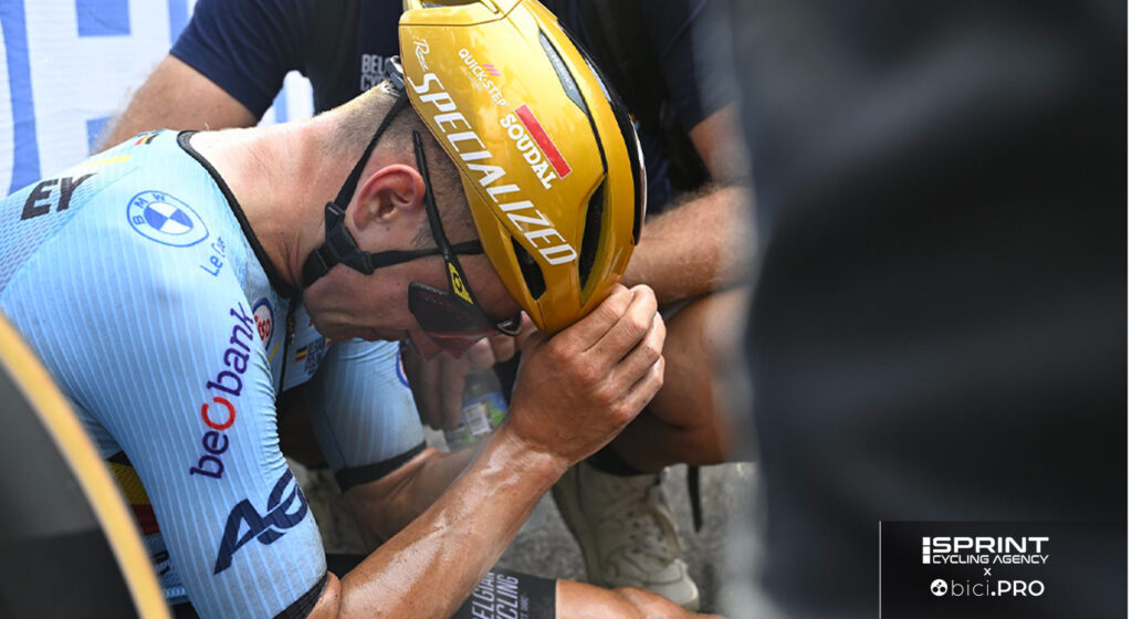 Campionati del mondo 2025, Kigali, Remco Evenepoel dopo il traguardo