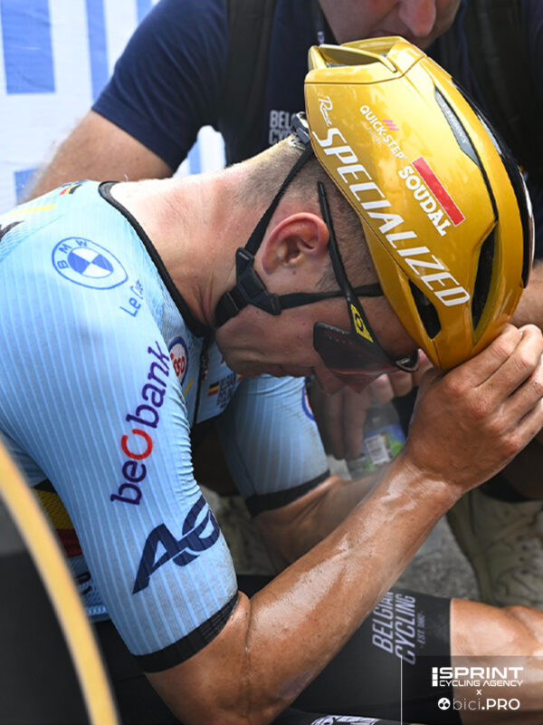 Campionati del mondo 2025, Kigali, Remco Evenepoel dopo il traguardo