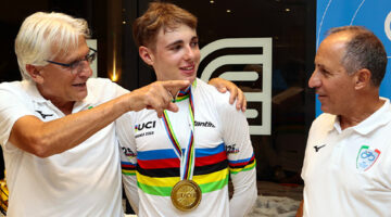 Campionati del mondo Kigali 2025, Marino Amadori, Lorenzo Finn, Cordiano Dagnoni, taglio della torta
