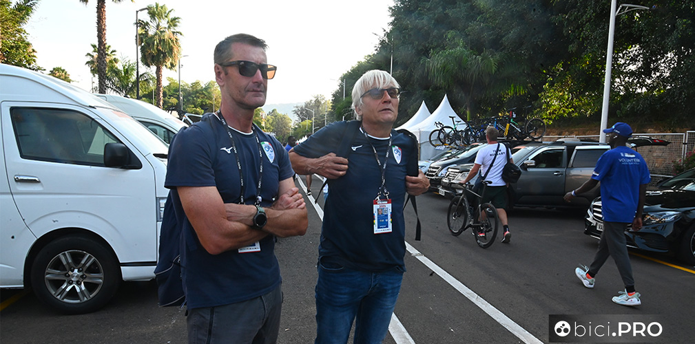 Campionati del mondo Kigali 2025, Dino Salvoldi, Marino Amadori al box