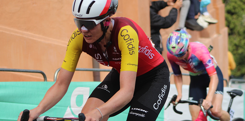 Alzini è convinta che Consonni possa battere l'attuale Wiebes, credendo maggiormente in se stessa (foto Felicia Bonati)