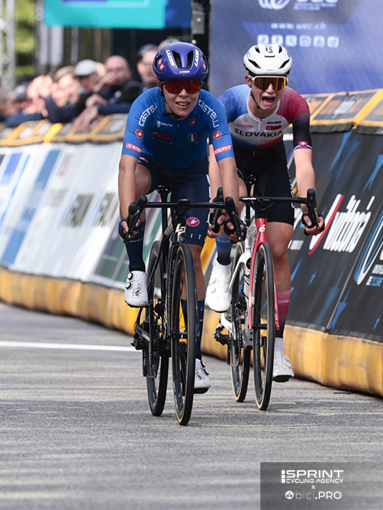 Nel finale Blasi anticipa tutti e a quel punto Ciabocco sfrutta le sue doti veloci per lo sprint che vale il secondo posto