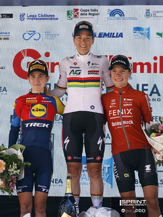 Insieme a Le Court salgono sul podio Fisher-Black (vice campionessa del mondo) e Kastelijn