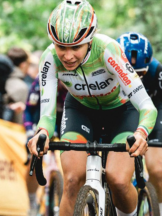 Per l'azzurra sono evidenti i benefici tratti dall'intensa stagione su strada, sulla quale punta molto (foto Facebook)