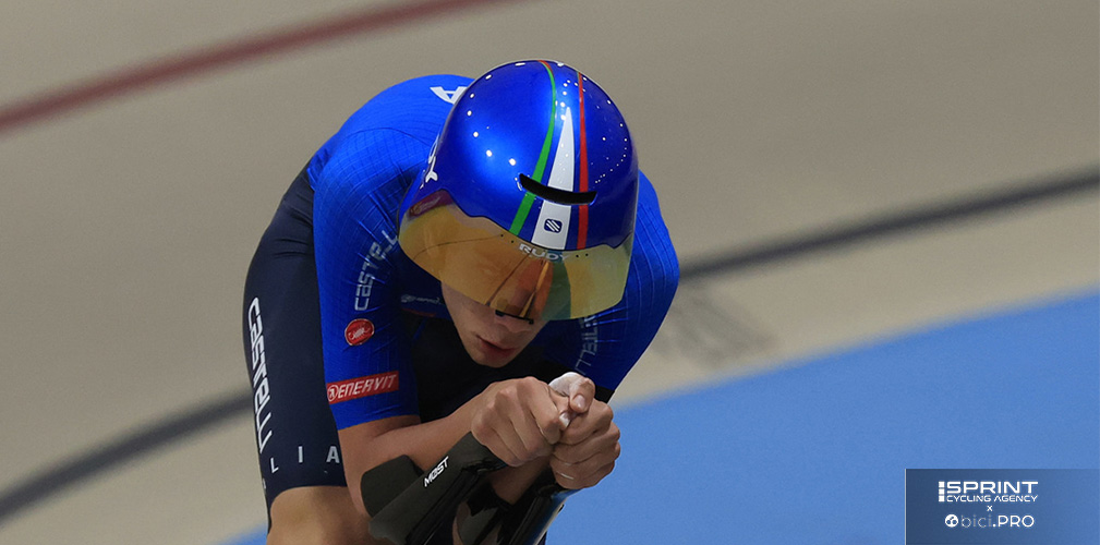 Renato Favero ha corso inseguimento a squadre e individuale. Un'esperienza davvero importante per lui