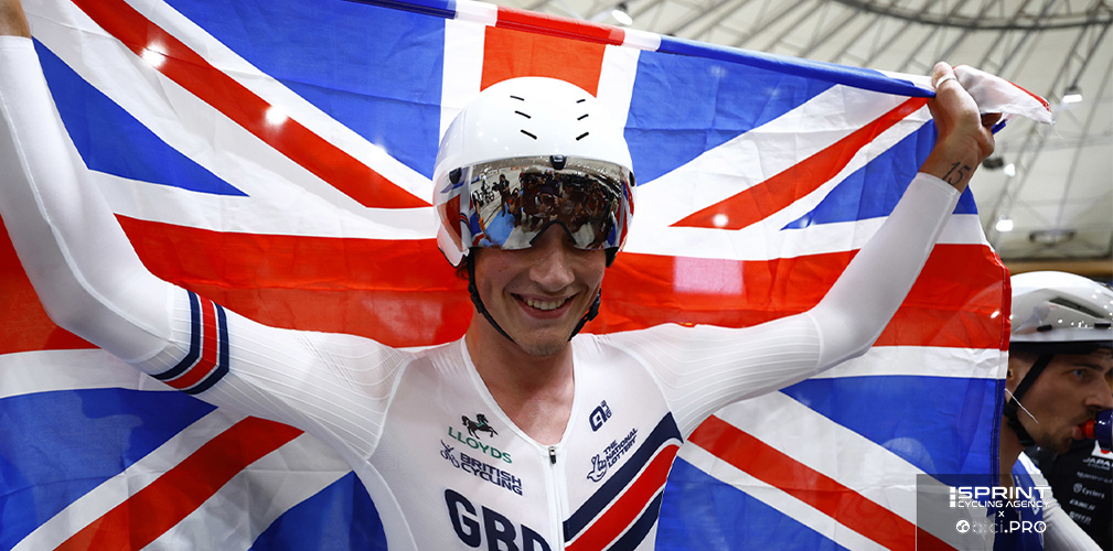 Joshua Tarling è stato uno dei grandi nomi presenti in Cile, oro nella corsa a punti e argento nella madison