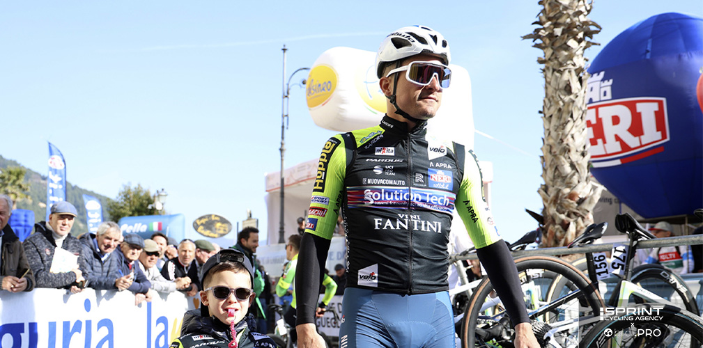 Kristian con suo figlio Lorenzo. Ora il toscano si dedicherà proprio ai più piccoli, per avvicinarli al ciclismo