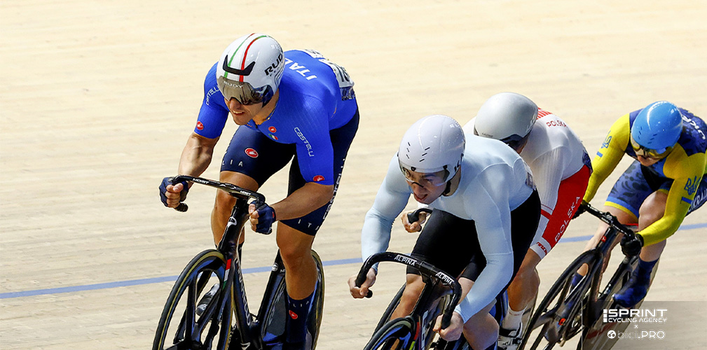 Stefano Moro prenderà parte a velocità e keirin, dove ha chiuso ai piedi del podio l'europeo