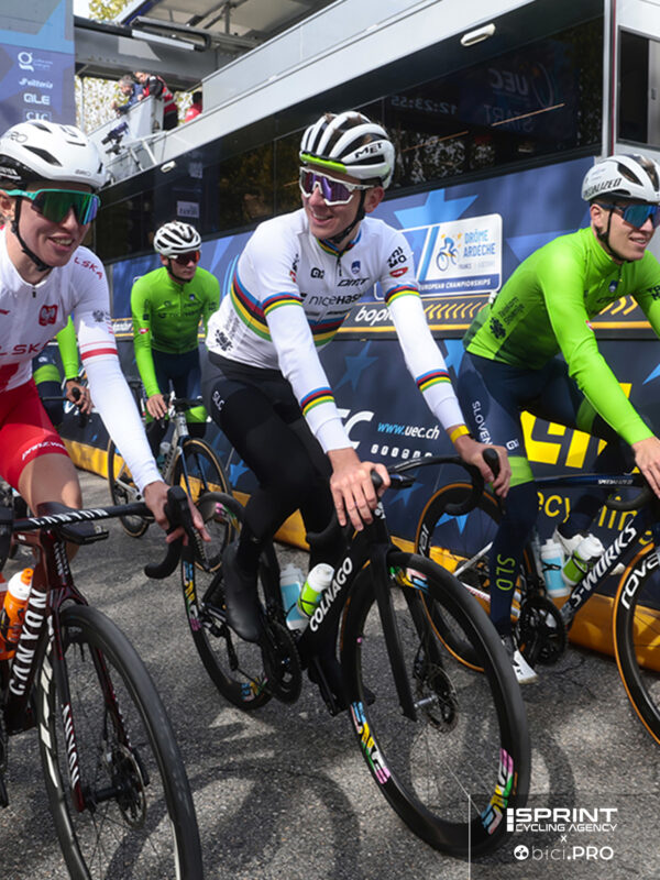 Campionati europei, Francia 2025, Tadej Pogacar, allenamento sul percorso