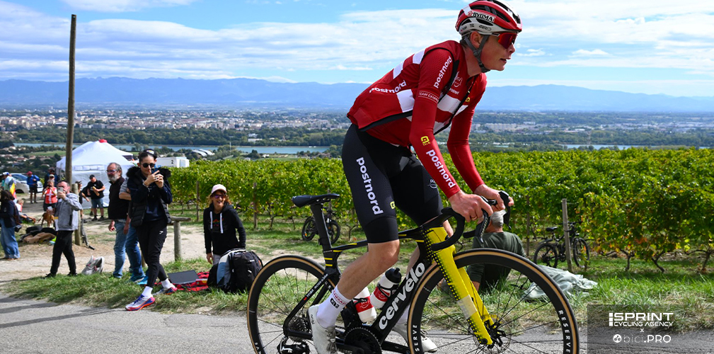 Campionati europei, Francia 2025, Jonas Vingegaard, allenamento sul percorso
