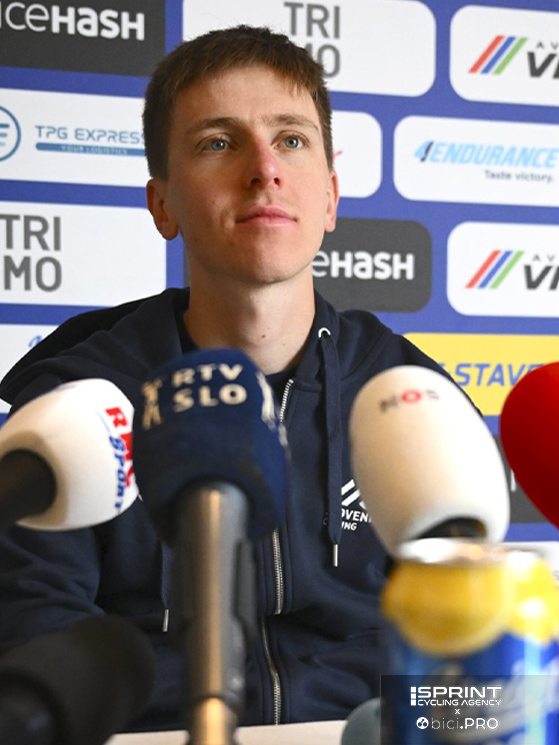 Campionati europei, Francia 2025, Tadej Pogacar nella conferenza stampa