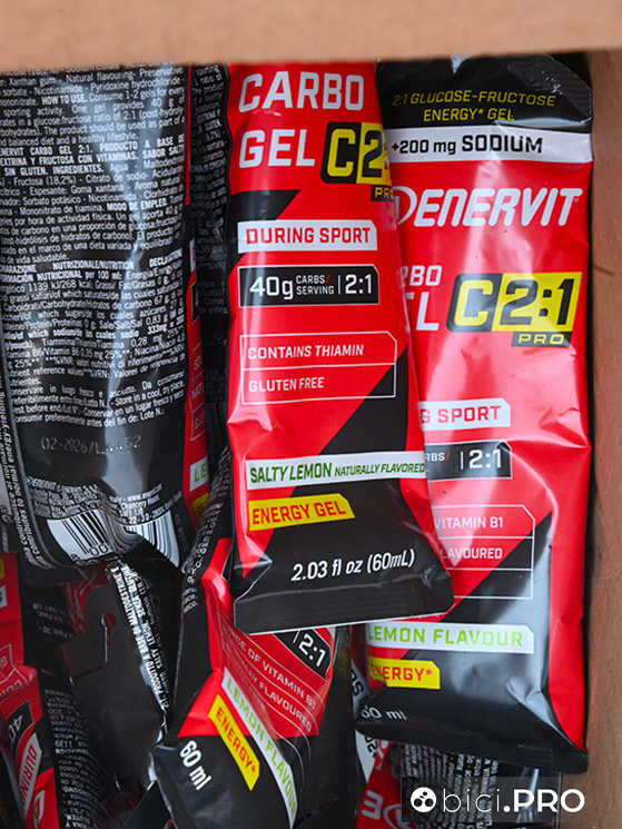 Campionati del mondo Kigali 2025, gel Enervit al sodio