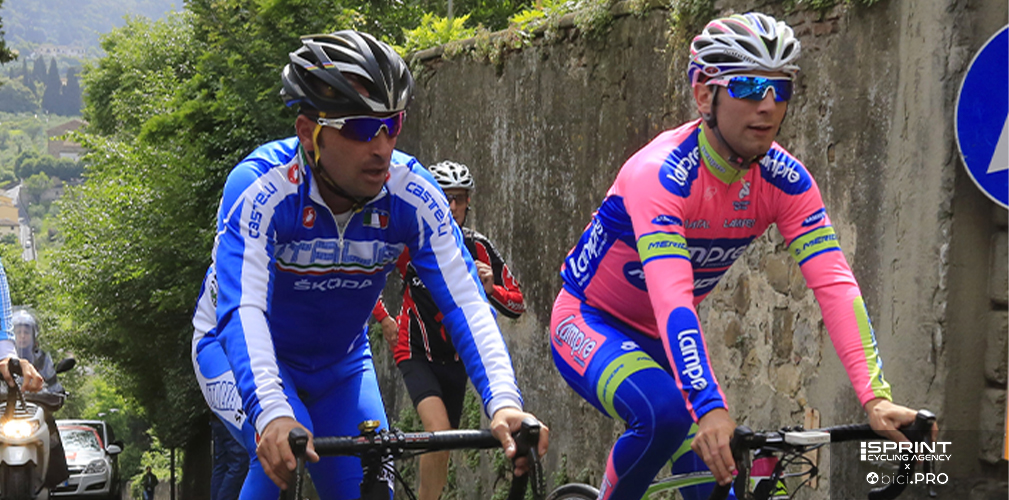 Sopralluogo mondiali 2013 Firenze, Paolo Bettini, Diego Ulissi