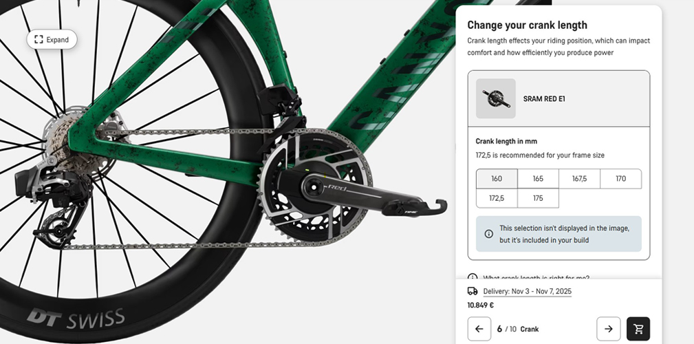 Canyon, Aeroad CFR, MyCanyon