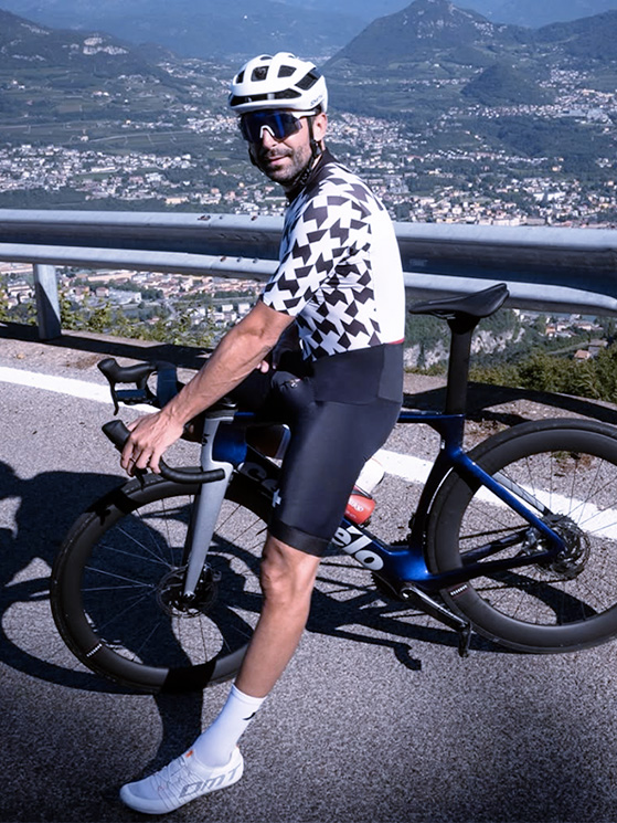 Moreno Moser, ex pro' oggi commentatore tecnico per Eurosport