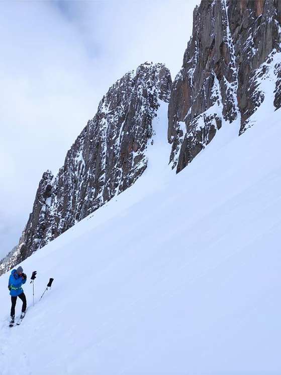 Marco Andreaus, montagna, sci alpinismo (foto Instagram)