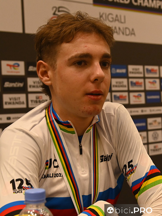 Campionati del mondo U23, Kigali 2025, Lorenzo Finn nella conferenza stampa del vincitore