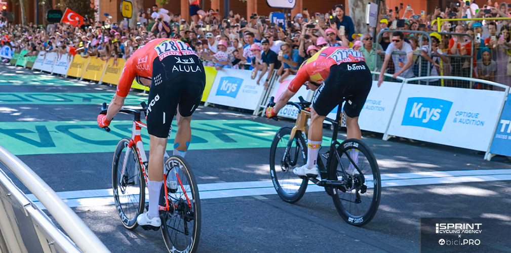 Nella tappa di Tolosa al Tour, i secondo posto dietro Abramhansen brucia parecchio