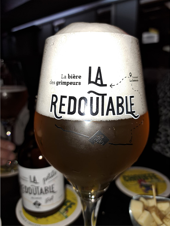 Trasferta alla Philippe Gilnert Juniors per la Gottardo Giochi-Caneva, ottobre 2025, birra L Redoutable