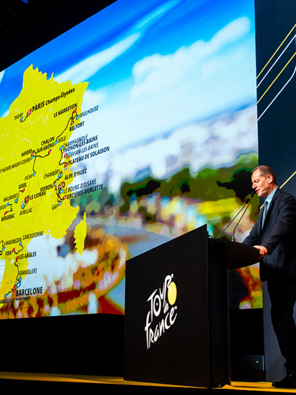 Presentazione Tour de France 2025, Parigi, Christian Prudhomme (foto A.S.O./ Maxime Delobel)